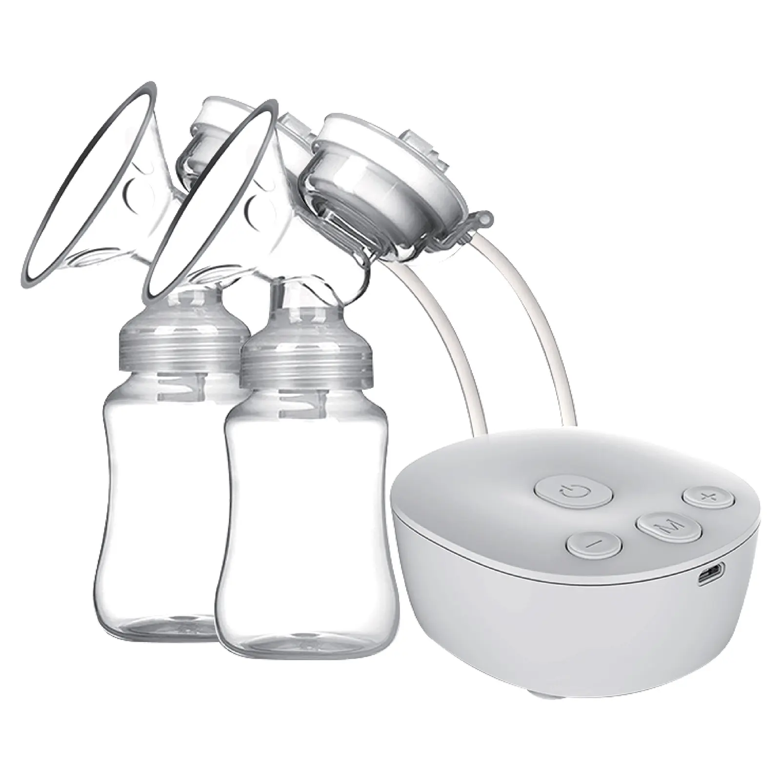 Double Electric Breast Pump Hands Free Breast Pump for Breastfeeding Low Noise Anti-Backflow Comfort Milk Collector BPA-free