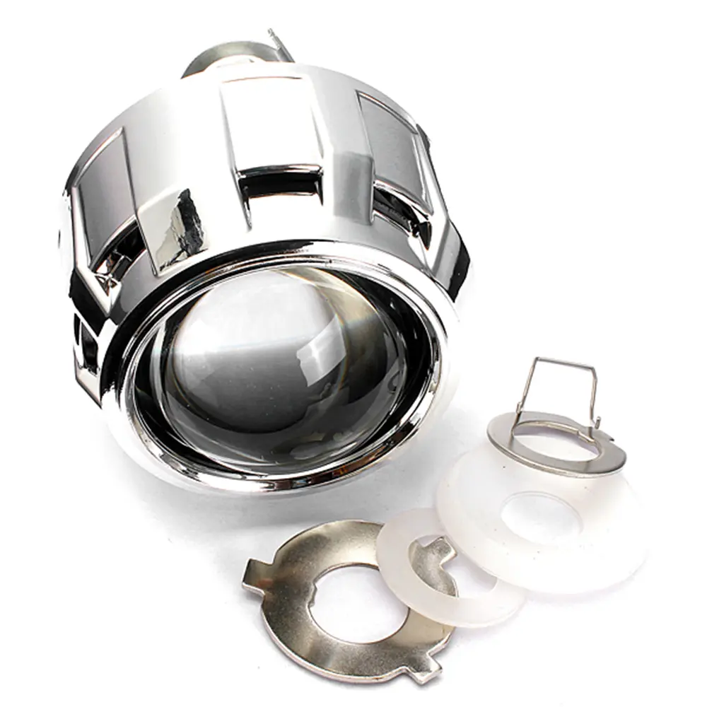 2.5 Inches Mini Bi-xenon Projector Lens Right Hand Drive for H1, H4 and H7 Bulb Right Drive with Screw Car Accessories