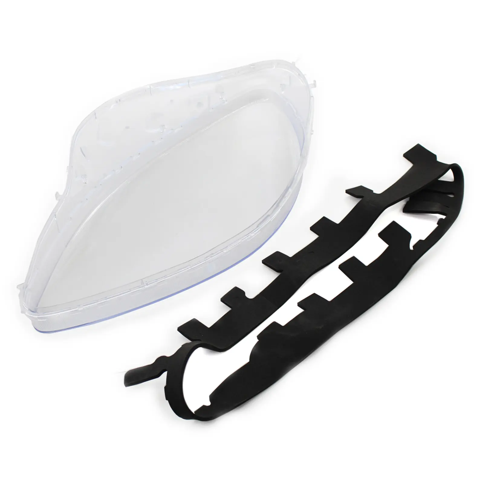Headlight Lens Cover Headlamp Lens Plastic Shell Cover Headlight Assembly Replacement for Corvette C6 2005-2013