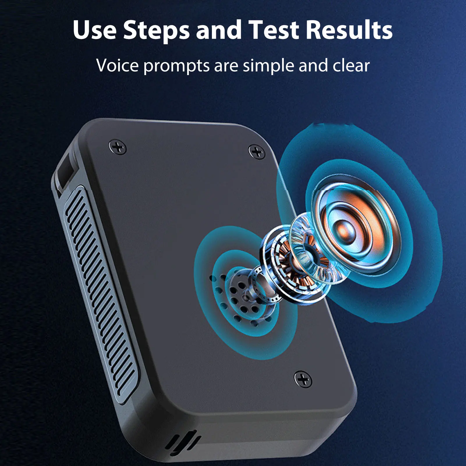 Alcohol Tester Portable Alcohol Tester Professional Portable Alcohol Tester High Accuracy Sensor Voice Prompt for Driving Safety