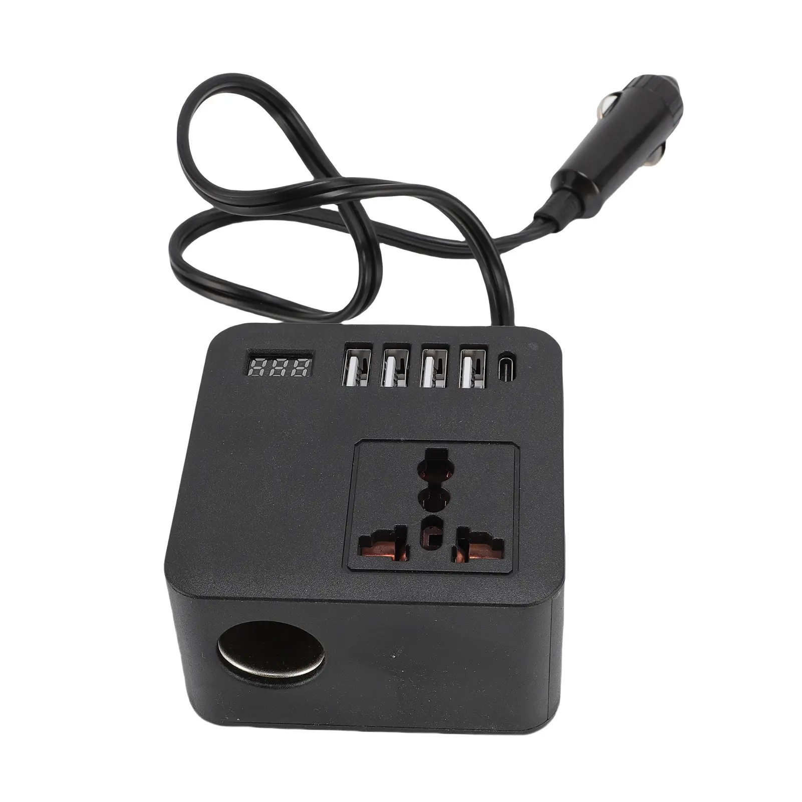 Car  Inverter 4 USB Ports 150W Cigar Lighter Input 12V 24V To 220V 110V Car Adapter Inverter  Socket for Phone
