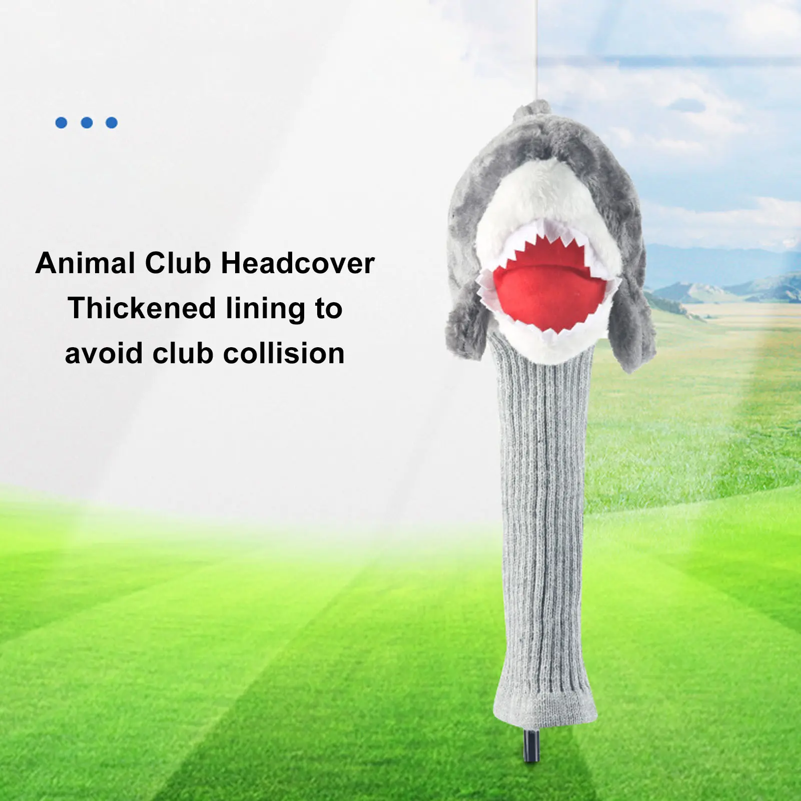 Cartoon  Headcover Plush Protective Funny Animal  Headcover for Adults Kids Women and Men Protective  Headcover