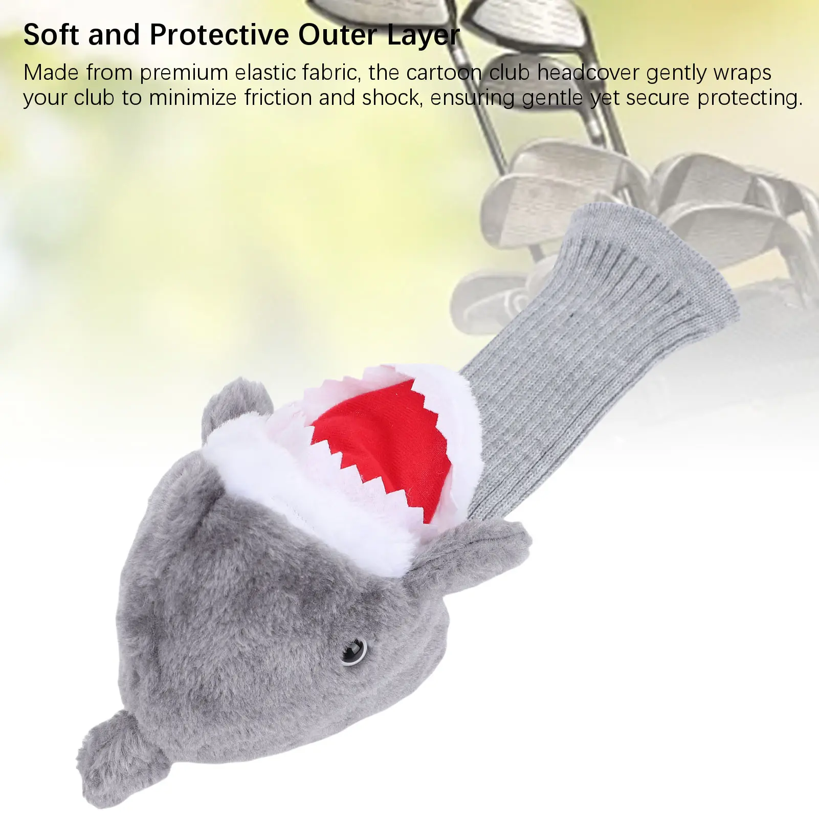 Cartoon  Headcover Plush Protective Funny Animal  Headcover for Adults Kids Women and Men Protective  Headcover