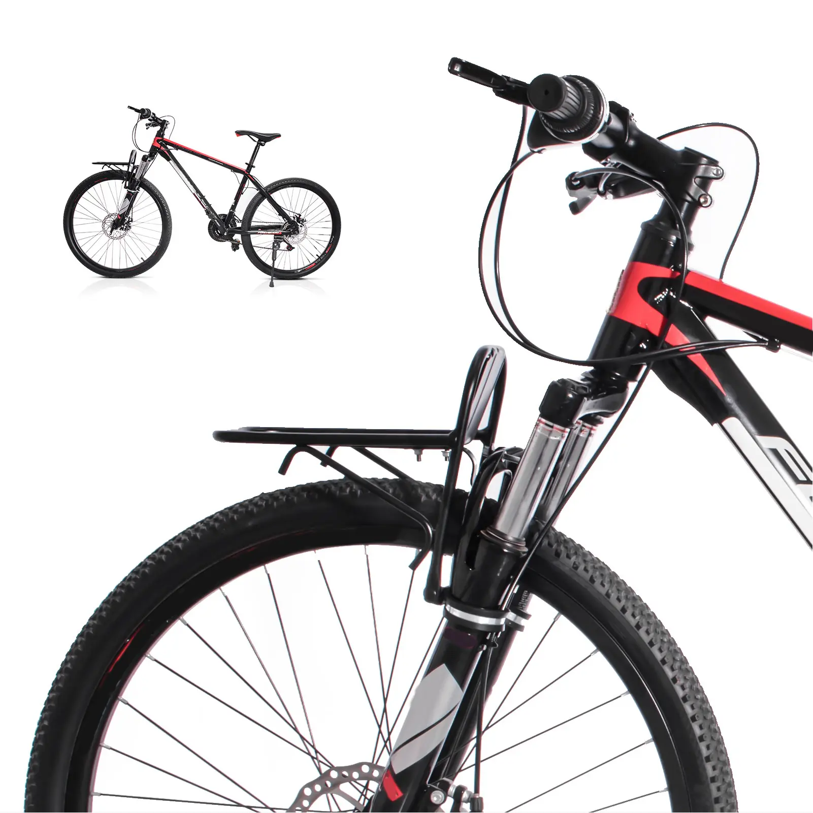 Front Rack Aluminum Alloy Mountain Bike Cargo Luggage Carrier Rack aluminum alloy bike rack  front rack bike rack