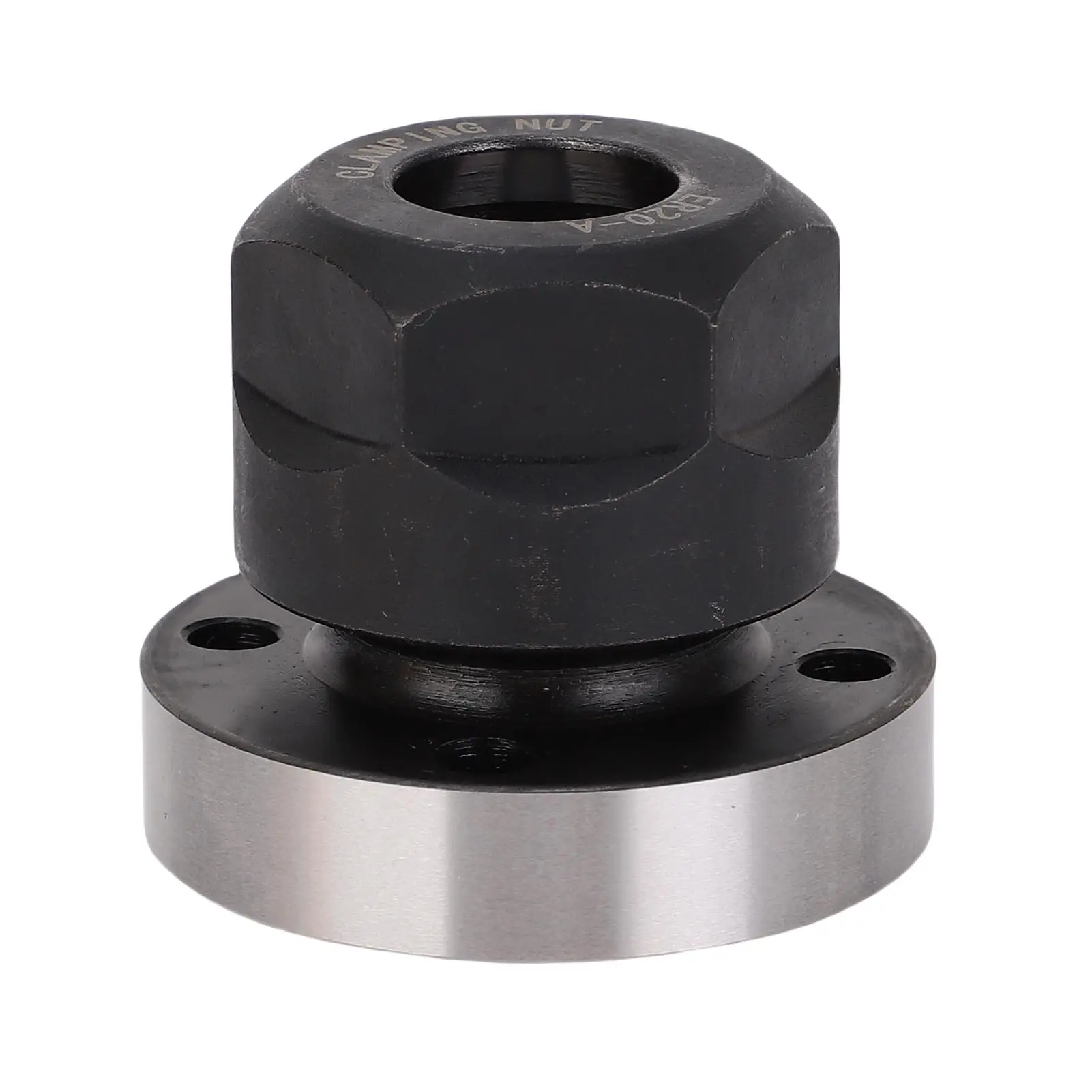 4 Holes Chuck Seat ER20-D45 Eccentric Nut Flange Collet Holder for Lathe Machining Center Lathe Collet Chuck Seat