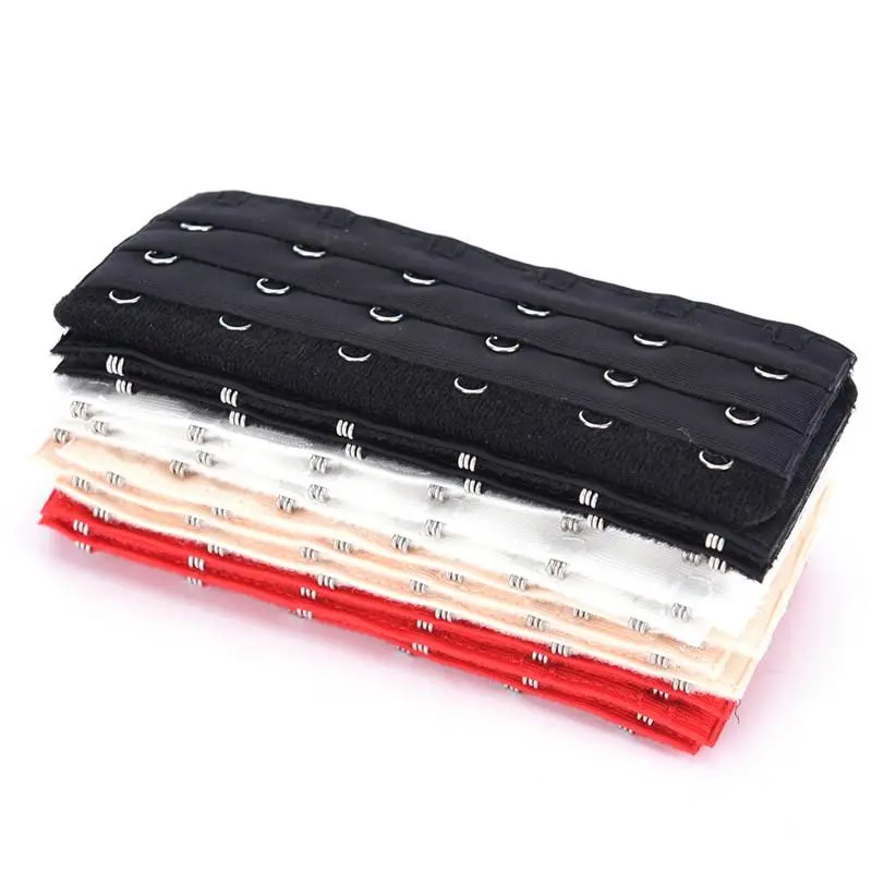 3pcs Bra Extenders Strap Buckle Extension  3Rows 6 Hooks Clasp Straps Women Bra Strap Extender Sewing Tool Intimates Accessories