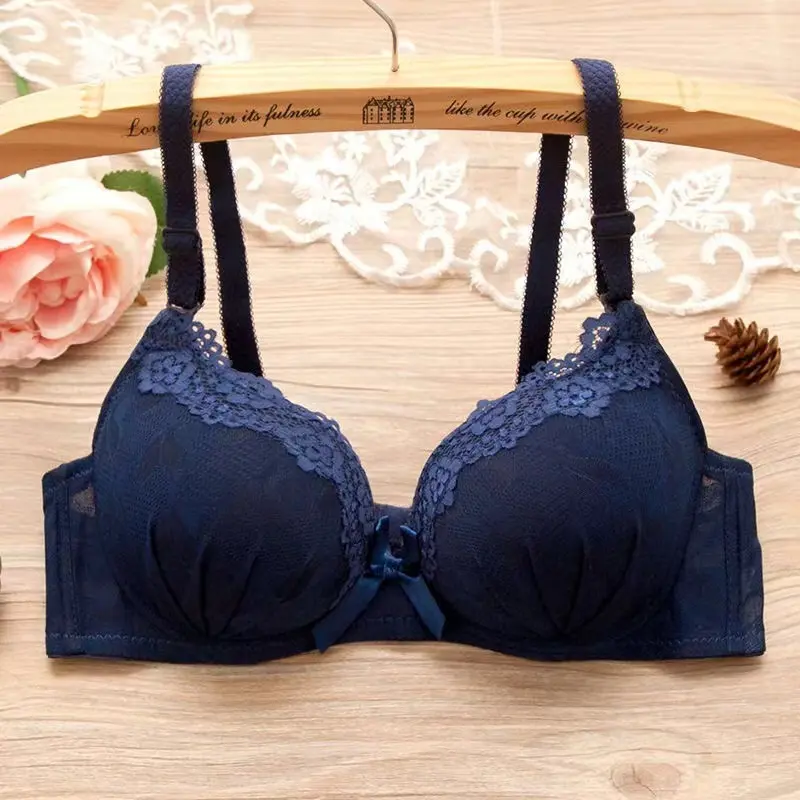 Girl Sweet Style Beautiful Wireless Bra Soft Breathable Small Breasts Bralette Comfortable Lingerie