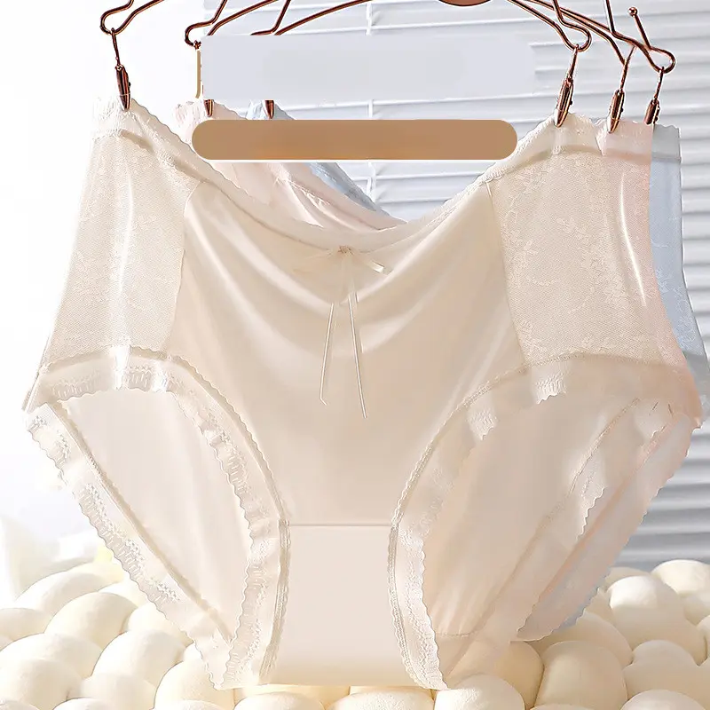 Underwear women sexy panties high-quality fabric sexy lingerie interor para mujeres light luxury Plus size No trace Briefs