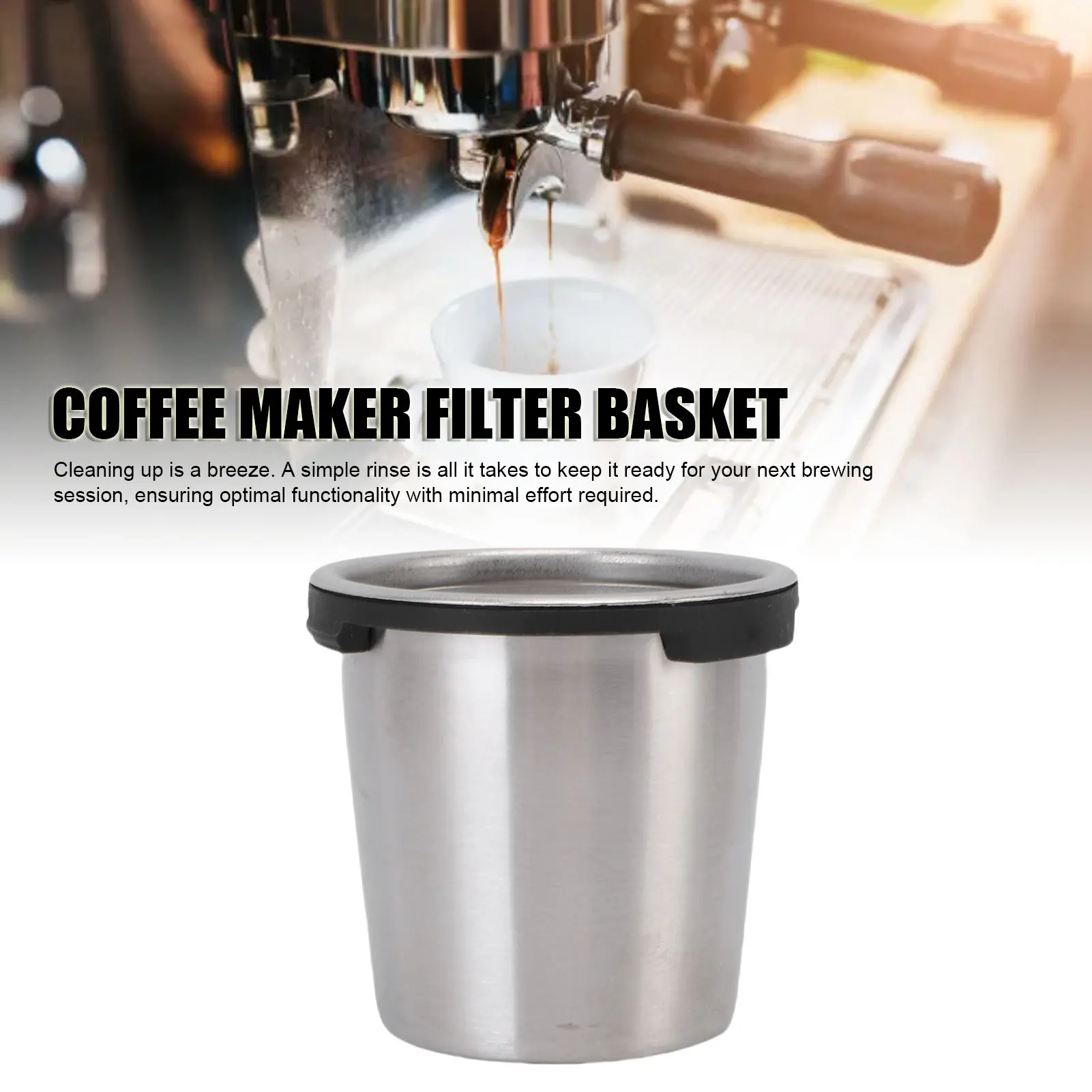 Coffee Machine Filter Basket Filter Basket Replacement for ES601 ES655 ES701 Coffee Machine SUS 4 Cup Coffee Maker Filter Basket