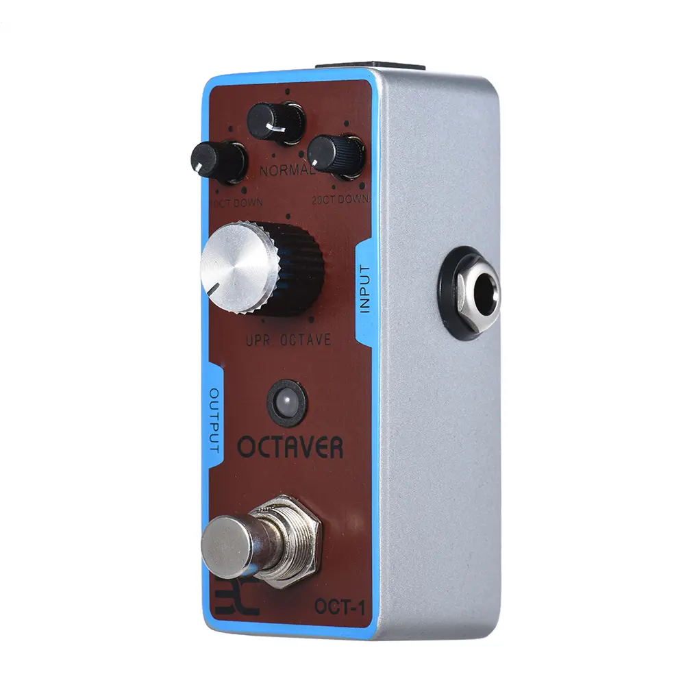 ENO EX OCT-1 OCTAVE Mini Octave Guitar Effect Pedal True Bypass Full Metal Shell for Electric Guitar Bass Parts & Accessories