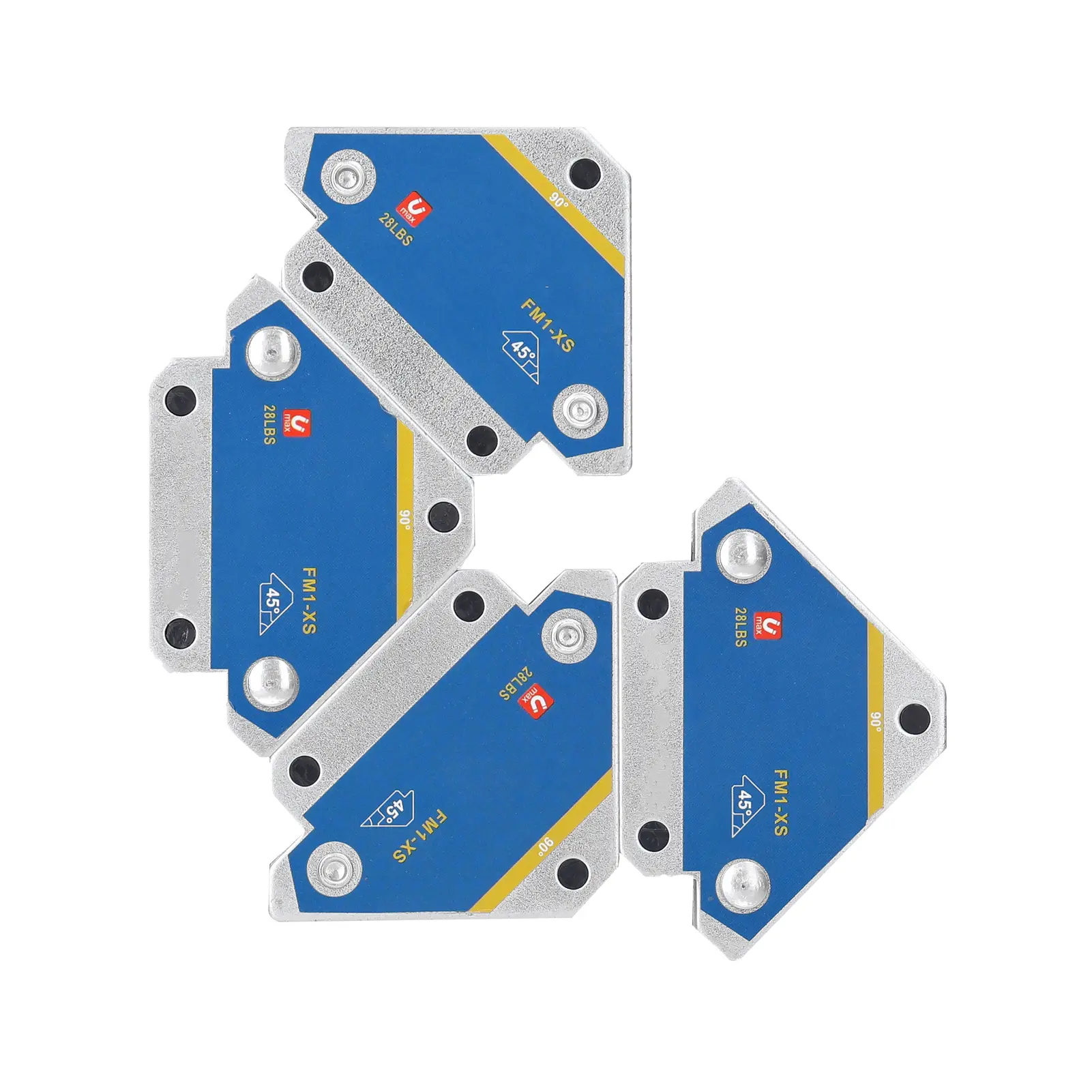 Magnetic Welding Fixer 45° 90° 135° Multi-angle Magnet Weld Positioner Ferrite Auxiliary Locator Tools Weld Positioner