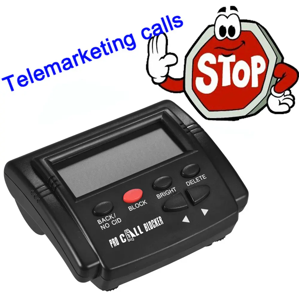 Call Blocker Stop Nuisance Calls Devices 1500 Caller ID Box One Touch Number Block Unwanted Calls for Phones Landline Telephone
