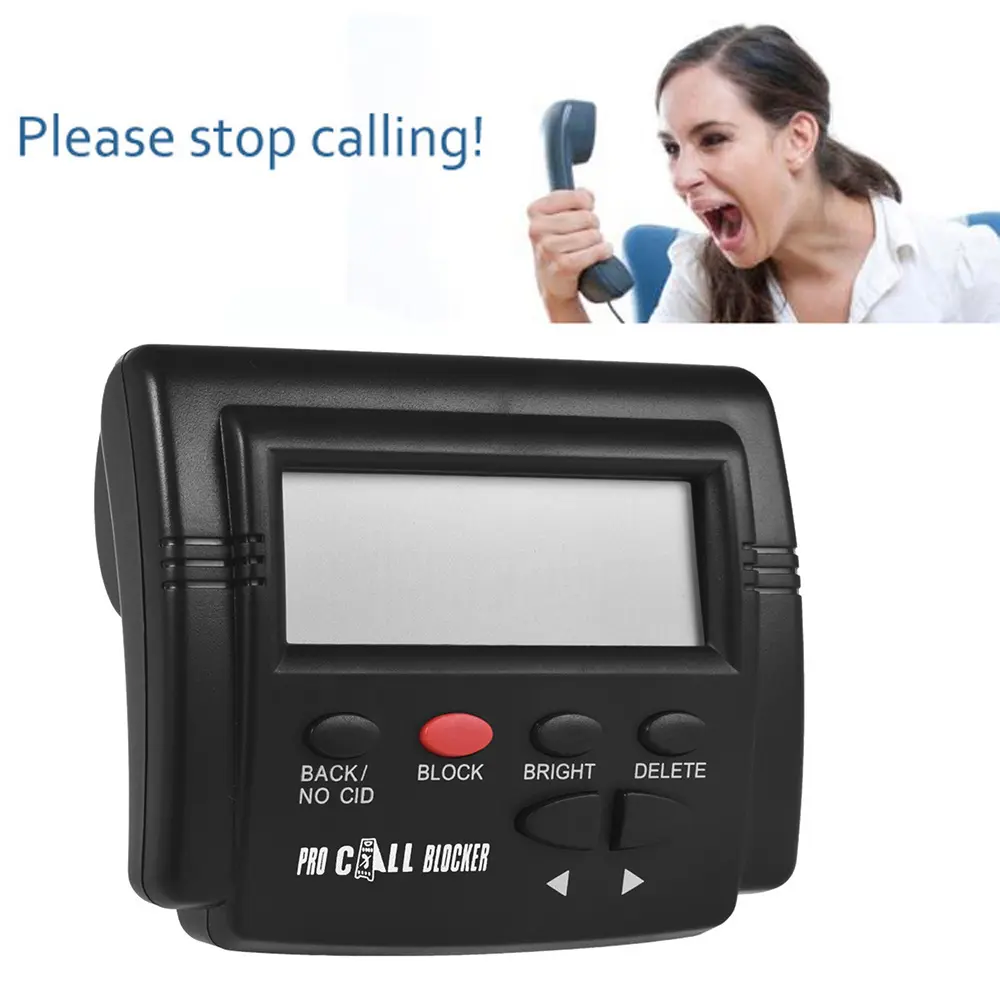 Call Blocker Stop Nuisance Calls Devices 1500 Caller ID Box One Touch Number Block Unwanted Calls for Phones Landline Telephone