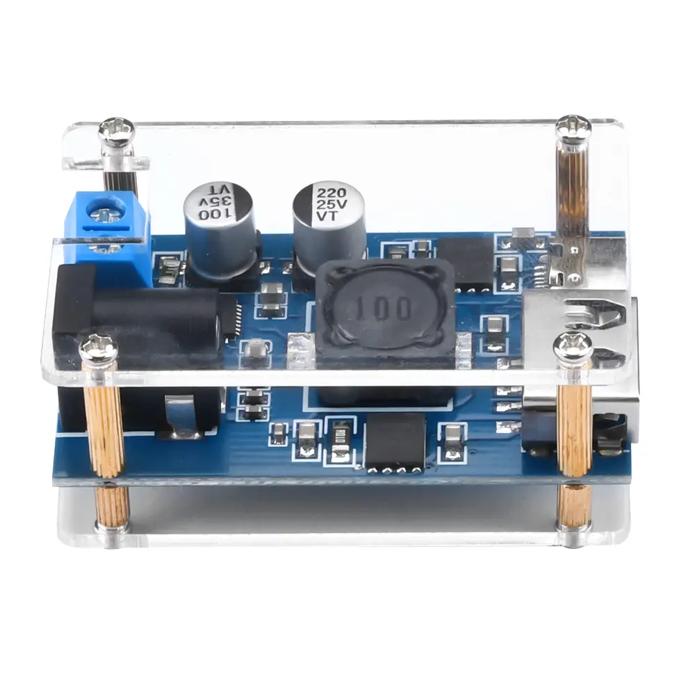 DC-DC Step Down Charging Module DC 8.2V-32V to 3V-20V Buck Converter QC PD PPS FCP/AFC/FSCP/VOOC Fast Charge Board USB Type-C