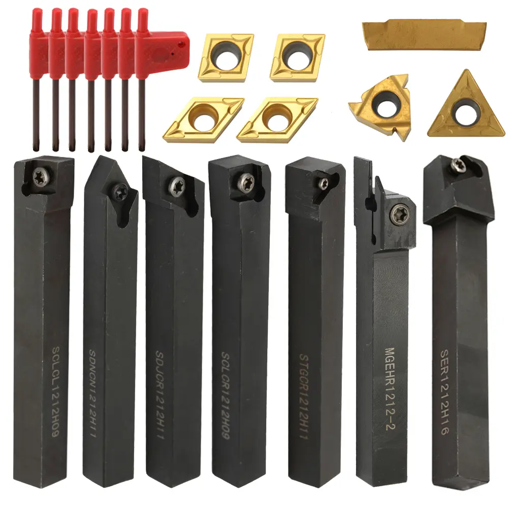 Multifunctional  Carbide Inserts Holder Boring Bar With Wrenches For Lathe Turning Tools Inserts Turning Tools