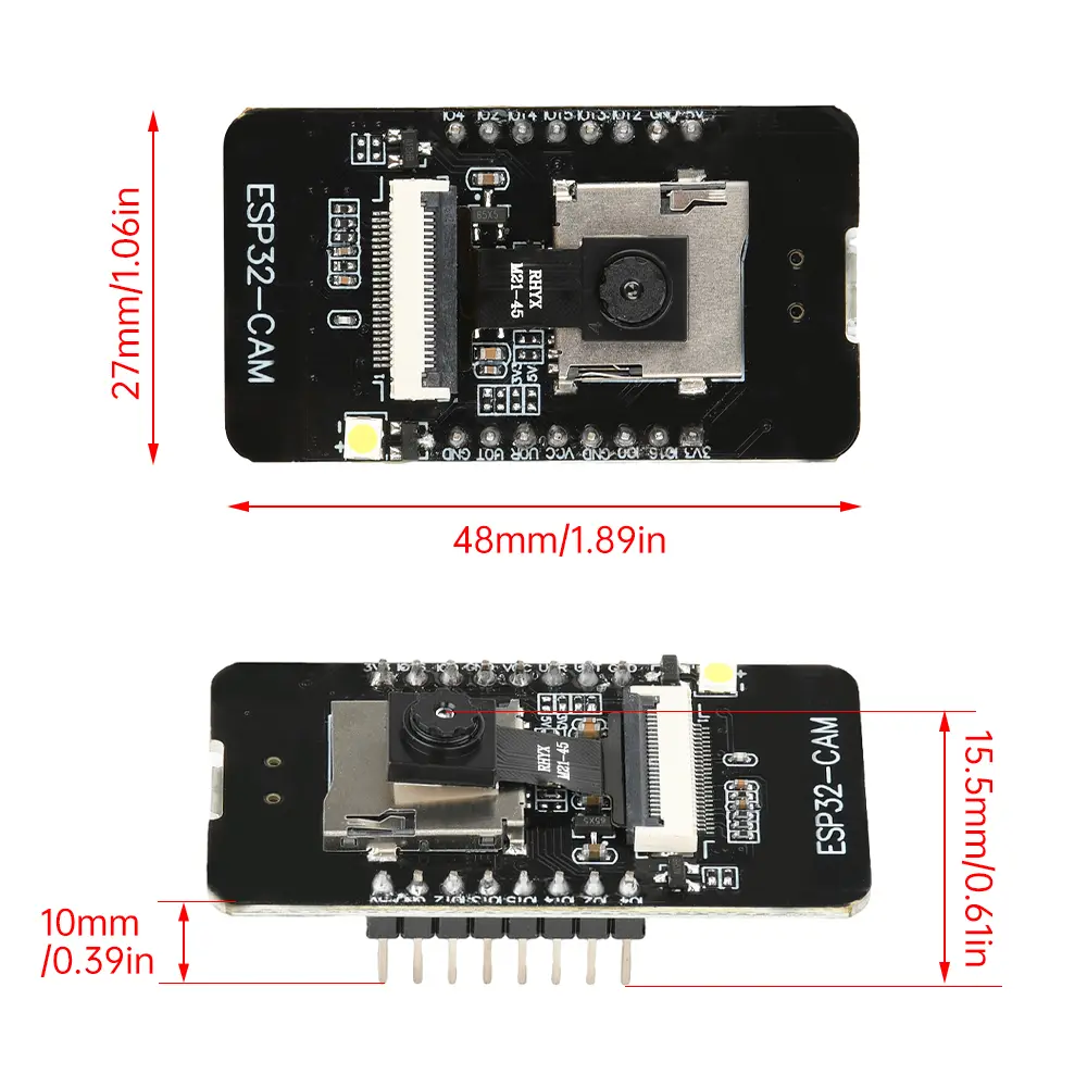 ESP32-CAM WiFi Bluetooth Development Board OV2640 GC2145 ESP32-CAM-CH340 Camera CAM Module MICRO USB to Serial