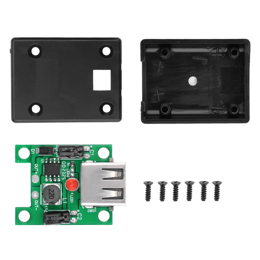 5V 2A Solar Panel Power Bank USB Charge Voltage Controller Regulator 5-22V to 5V Step Down Module DIY Kits