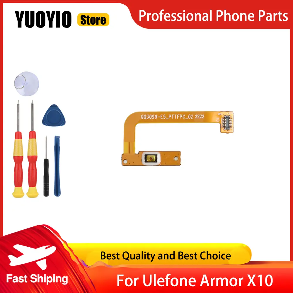 Power on/Off+Volume FPC Key For Ulefone Armor X10 Phone Custom cable arrangement Perfect Replacement Parts Free Tools