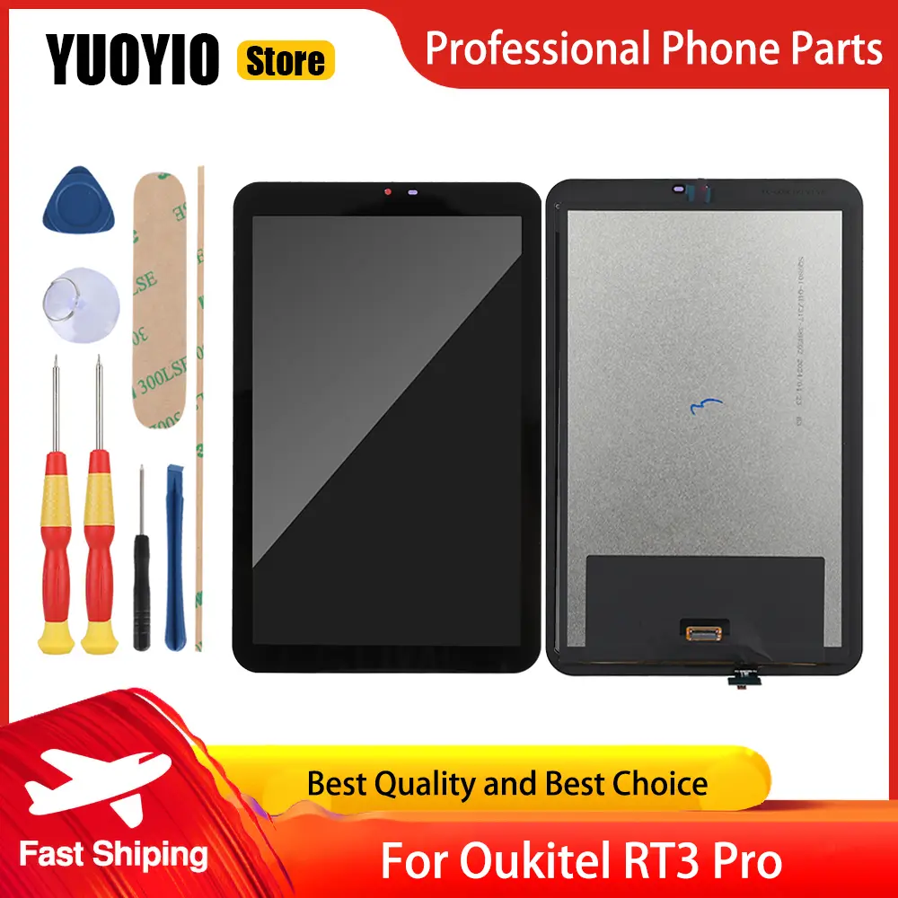 Original LCD Display For OUKITEL RT3 RT3 Pro RT3 Plus 8" Touch Screen Digitizer Assembly Replacement Free Tools