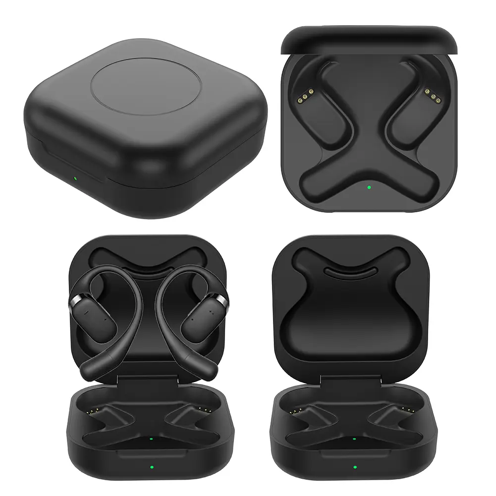 Replacement Charger Case Cover with 600mAh Battery Charging Box for Shokz OpenFit T910 Open Ear Headphones