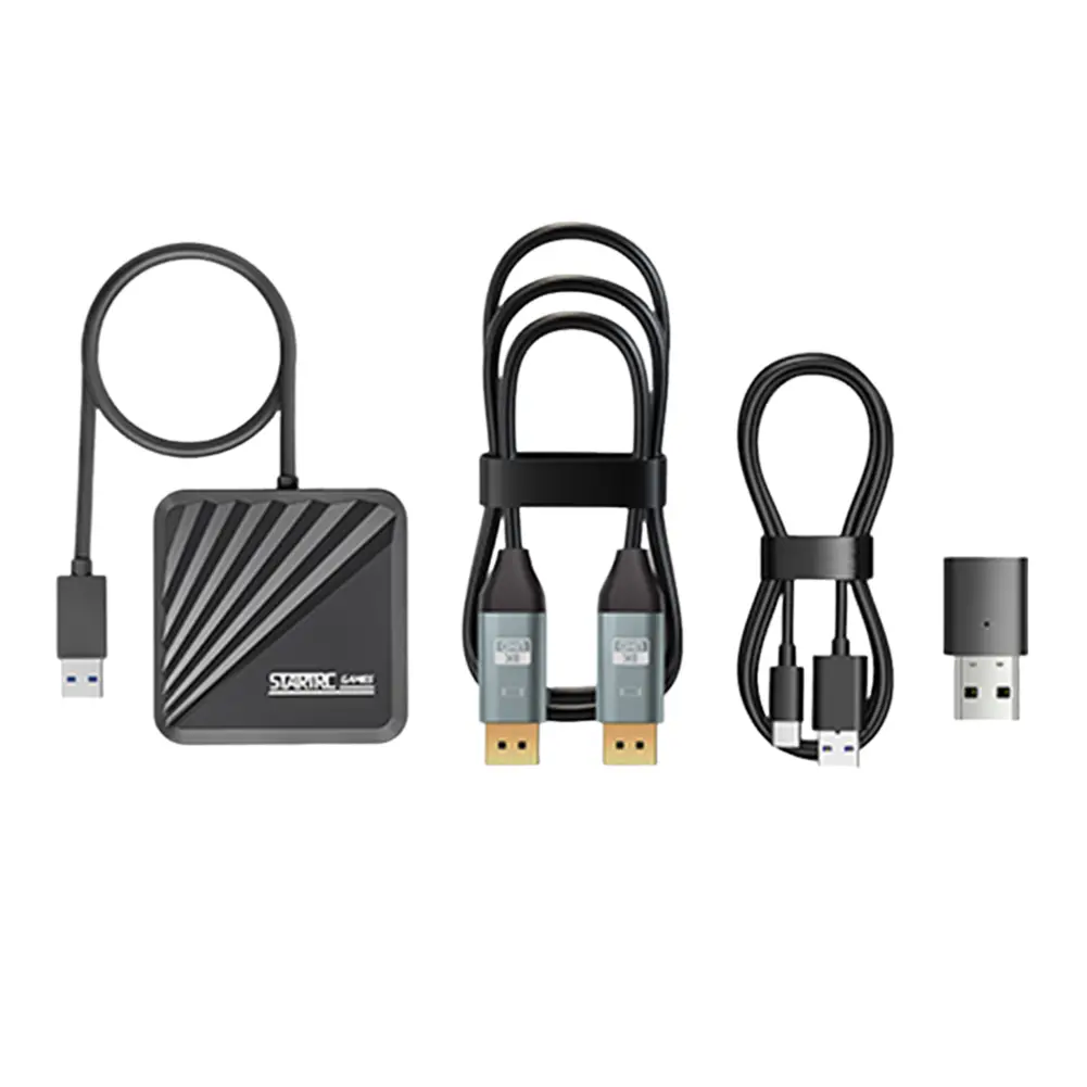 For PS VR2 PC Adapter Accessories Kit Power Adapter&DP Cable For Windows PC Converter Game Accessories