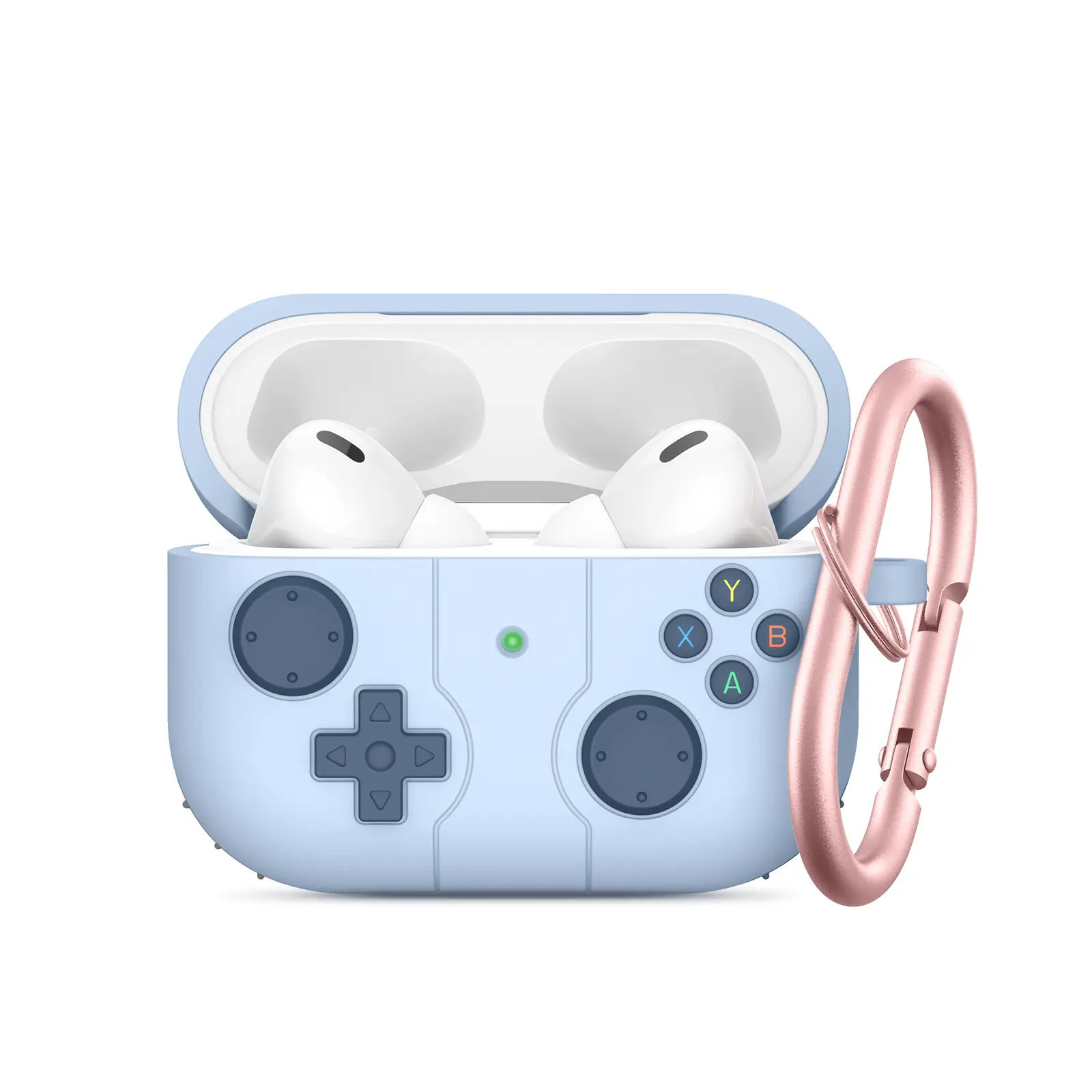 Controller Shaped Earphone Case Anti-drop Silicone Earphone Protective Case Replacements Accessories for Apple Airpods Pro 2/Pro