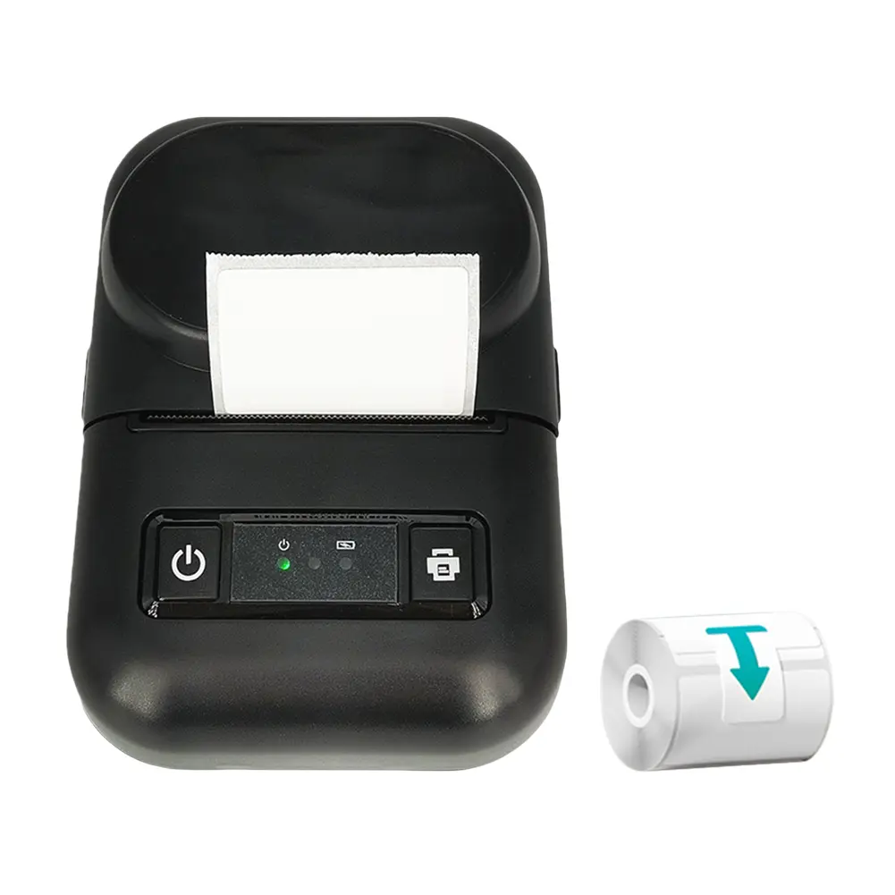 Wireless Mini Pocket Label Maker Machine Rechargeable Bluetooth-Compatible 5.0 Direct Thermal Printer for Organizing Office Home