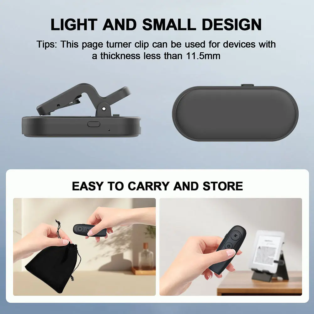 Page Turner for TikTok Remote Page Turner for Kindle Paperwhite Oasis Kobo EReaders for Android Tablets iPhone Reading Novels