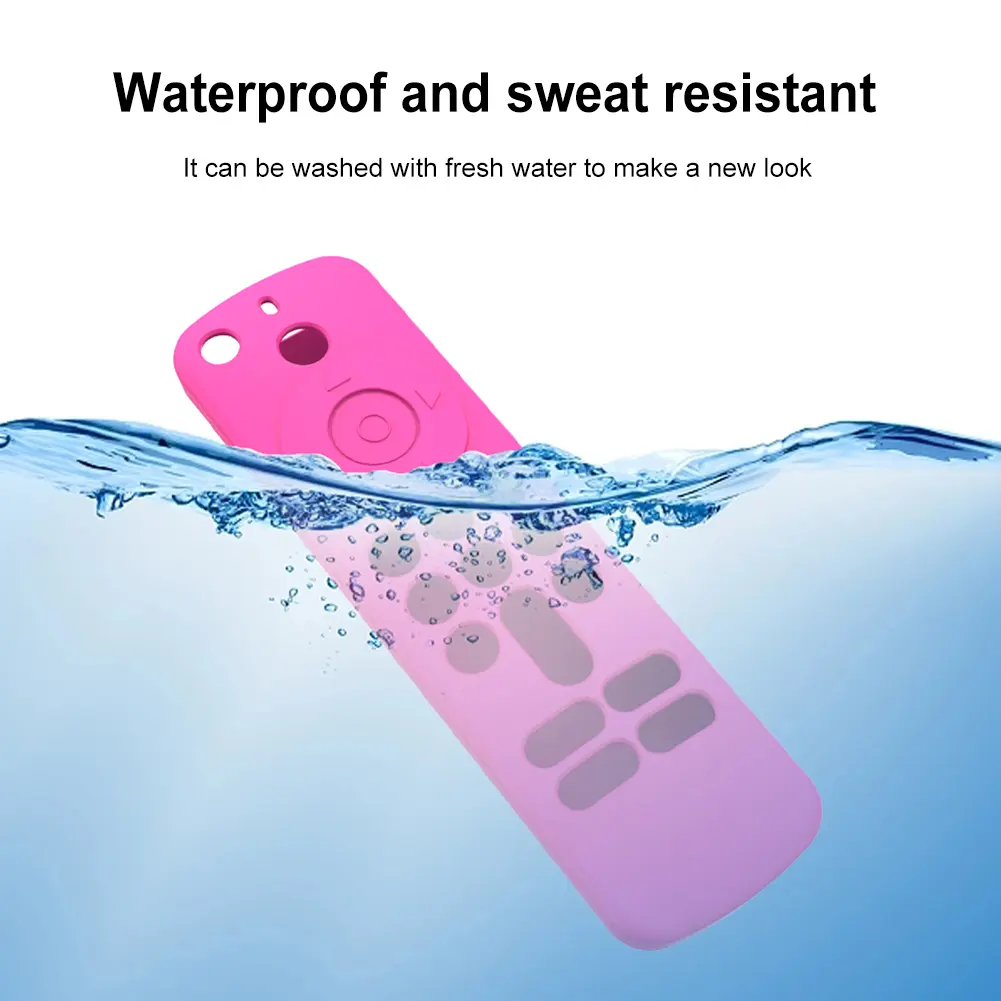 Silicone Remote Case Anti-Slip Protective Cover Shockproof Remote Protective Case for Fire TV Stick HD/Fire TV Stick 4K 2nd Gen