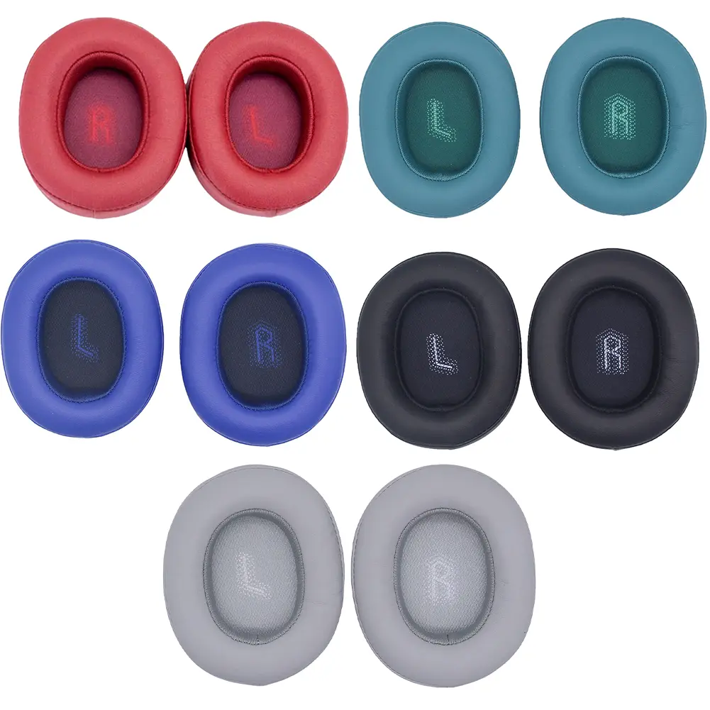 1 Pair Replacement Earpads Ear Pads Protein Leather Ear Cushions Covers Headset Ear Cushions for JBL E55BT Headset