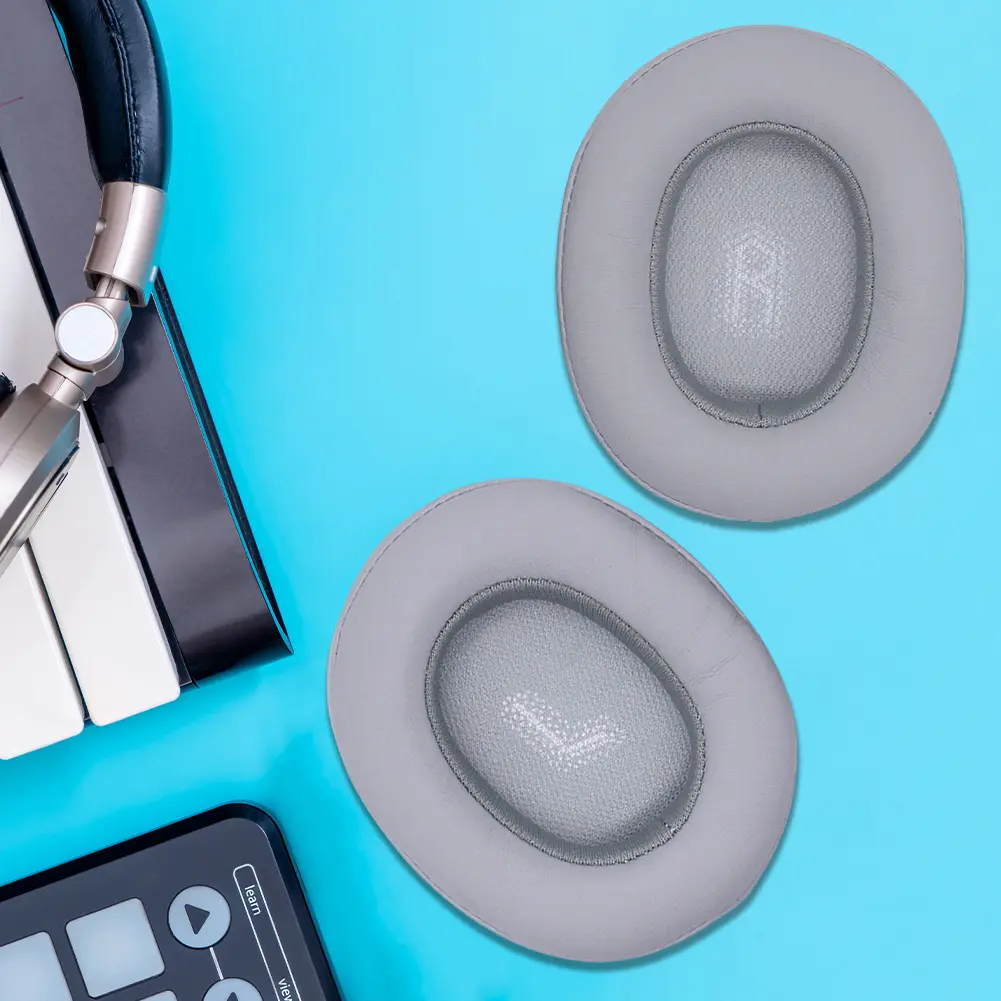 1 Pair Replacement Earpads Ear Pads Protein Leather Ear Cushions Covers Headset Ear Cushions for JBL E55BT Headset