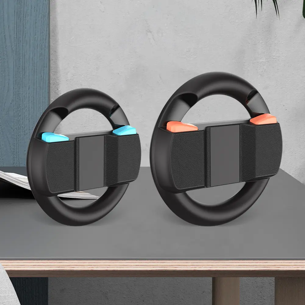 2Pcs Racing Steering Wheels for Switch 2 Handle Grips Handle Stand Holder Racing Game Wheel for Nintendo for Switch 2 Controller