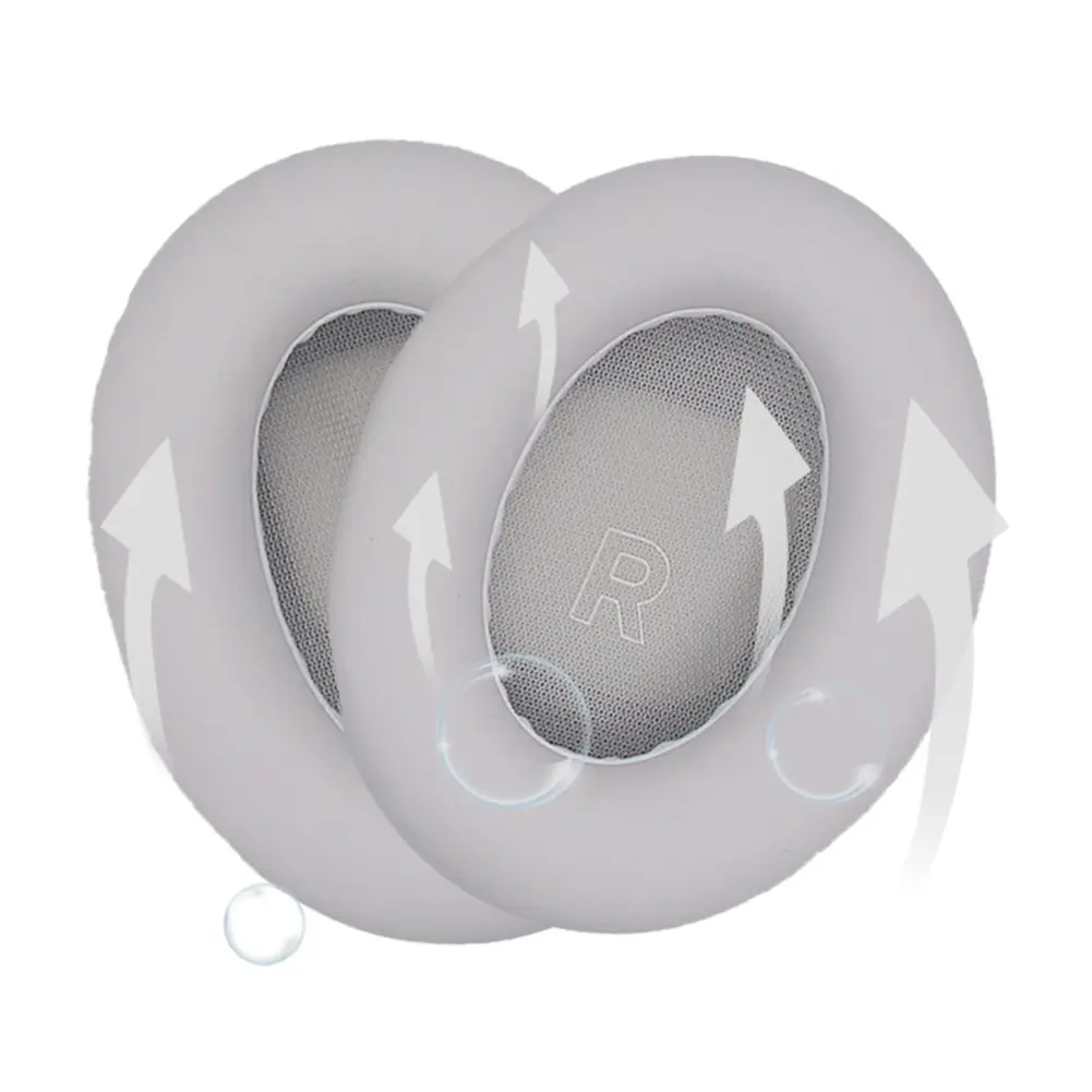 Ear Pads Cushions Protein Leather Soft Foam Cushion Cover Ear Cups Repair Parts for Bose QuietComfort Ultra QC Ultra Headphones