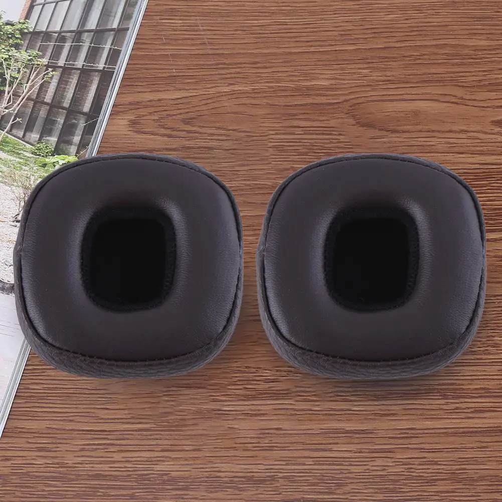 1 Pair Replacement Ear Pads Cushions Protein Leather Headset EarPads Ear Cups Cover Repair Parts for Marshall Major 4