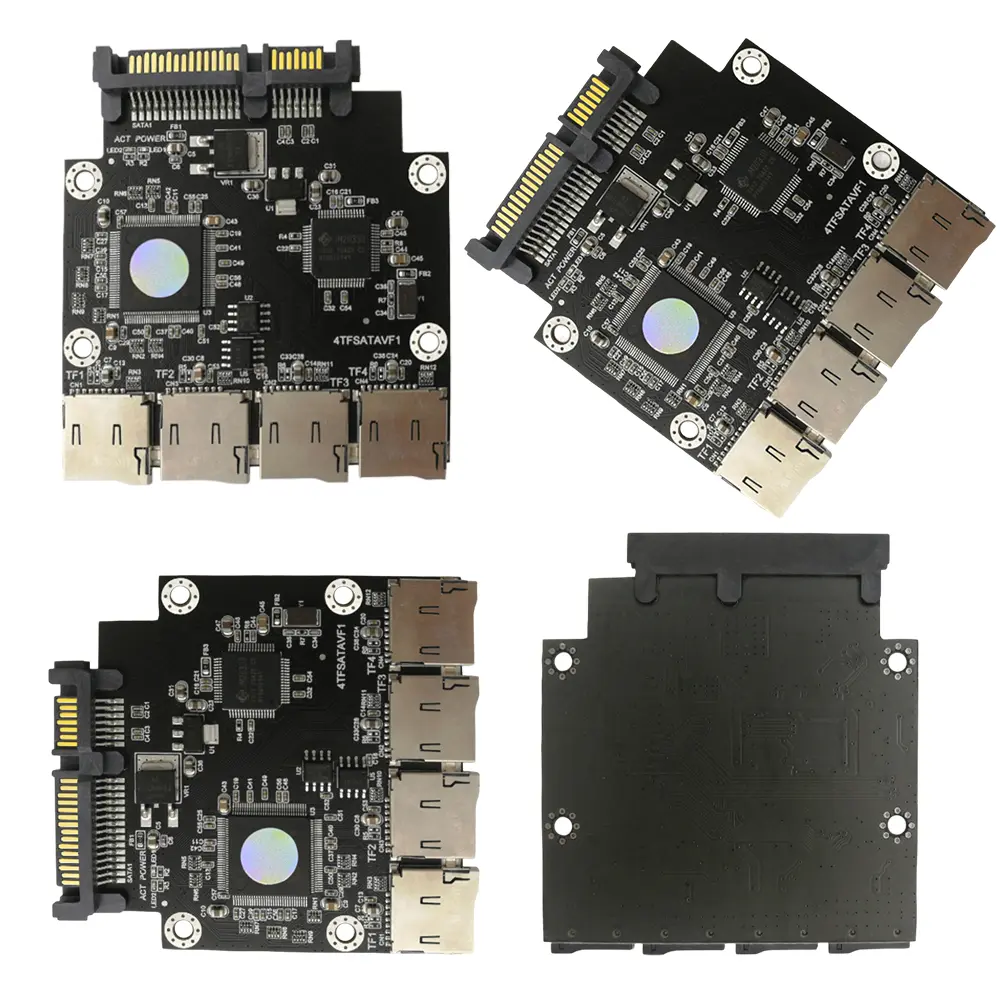 4-Port SD/TF To SATA Electronic Hard Disk Widely Compatible Self-Made SSD Solid State Drive 2.5 Inch Pos Terminal Optimization