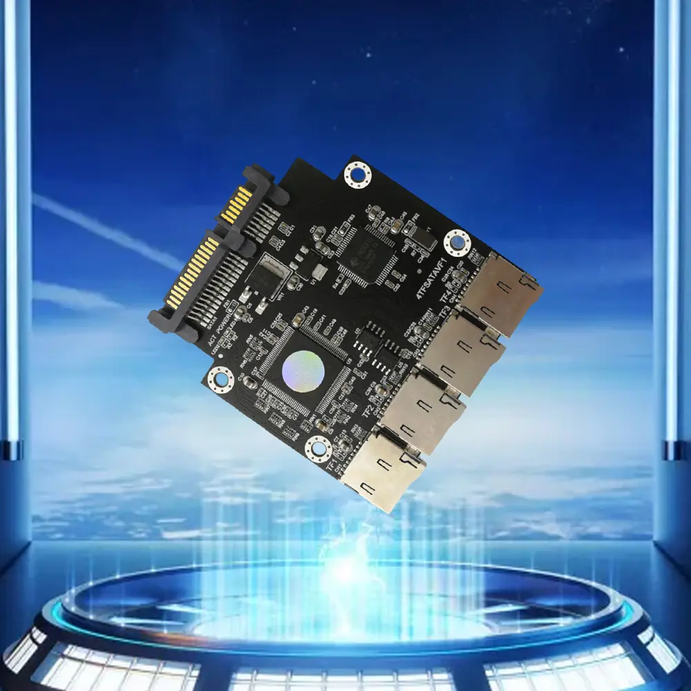 4-Port SD/TF To SATA Electronic Hard Disk Widely Compatible Self-Made SSD Solid State Drive 2.5 Inch Pos Terminal Optimization