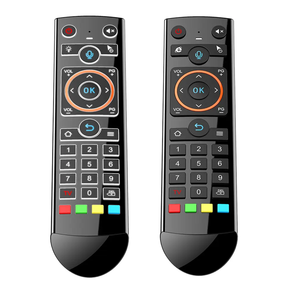 Smart TV Backlight Remote Control Backlit/Standard Edition IR Learning 2.4GHz RF Remote Controller for Computer