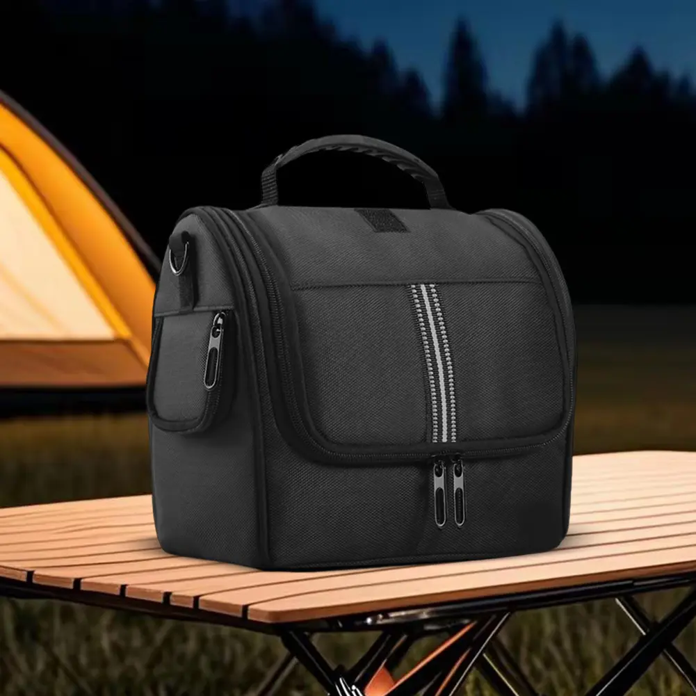 Carrying Case for Anker 521 Portable Power Station Travel Storage Bag Protective Case Organizer Bag with Shoulder Strap & Handle