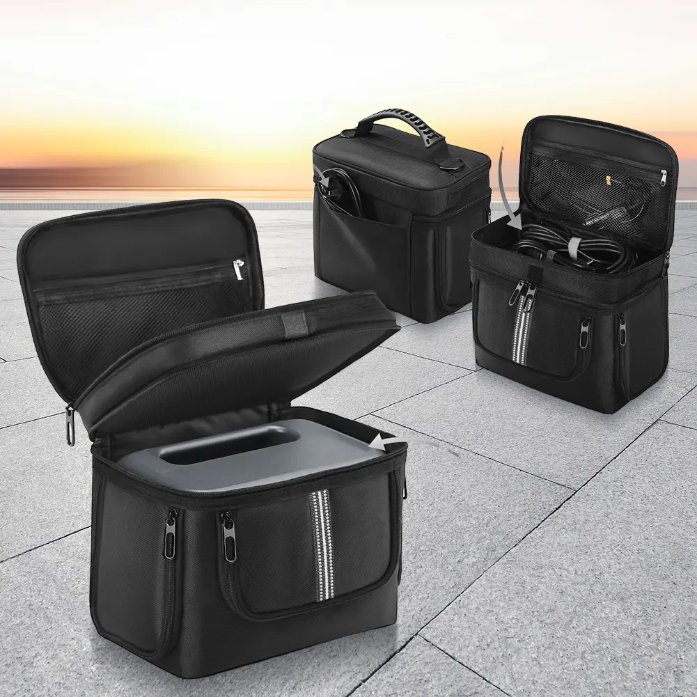 Carrying Case for BLUETTI Portable Power Station AC2A Bag Travel Carrying Bag Protective Case with Shoulder Strap & Handle
