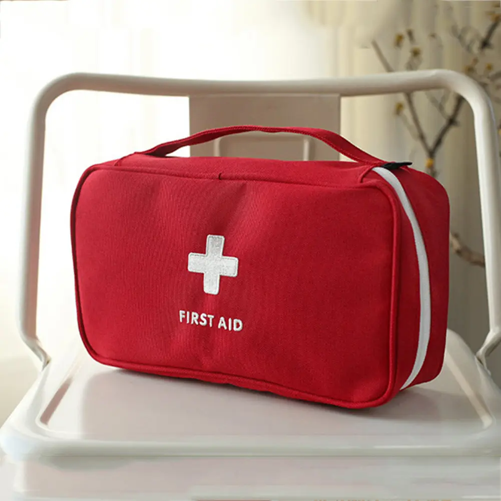900D Oxford Medicine Classification Storage Bag Compartment Epidemic Prevention Kit Waterproof Large Capacity for Camping Travel