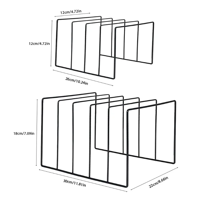 Metal Iron Storage for LP Record Rack Book Magzine Holder Desk Record ShelfOrgan
