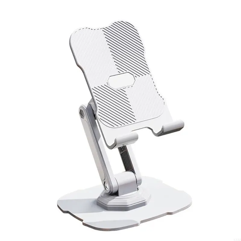 LXAA Tabletop Phone Stand Height Adjustable Rotating Cellphone Cradle Desk Tablet Holder Mount Foldable for Video