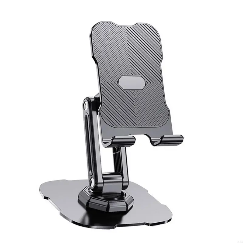 LXAA Tabletop Phone Stand Height Adjustable Rotating Cellphone Cradle Desk Tablet Holder Mount Foldable for Video