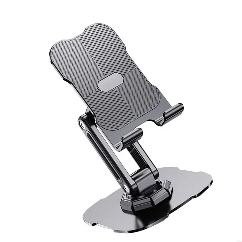 LXAA Tabletop Phone Stand Height Adjustable Rotating Cellphone Cradle Desk Tablet Holder Mount Foldable for Video