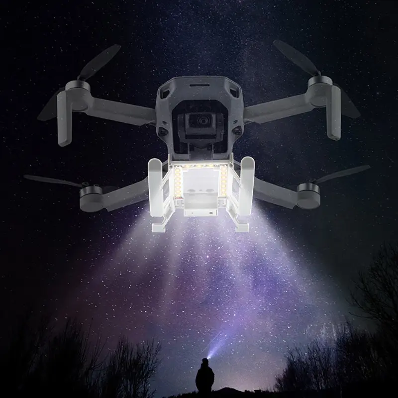 LED Landing Gear Night Landing Skid for Mavic Mini/Mini 2 Foldable Drone Accessories Protective Gimbal Stand