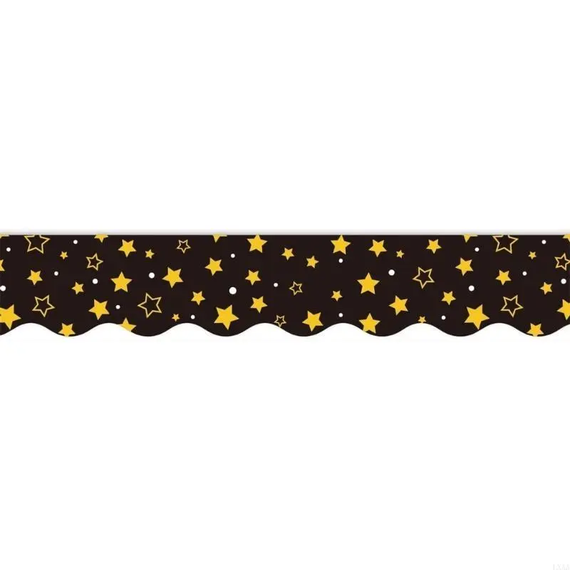 LXAA 18m/59ft Graduation Border Sticker 75mm Wide Decorative Border Trim Wall Sticker