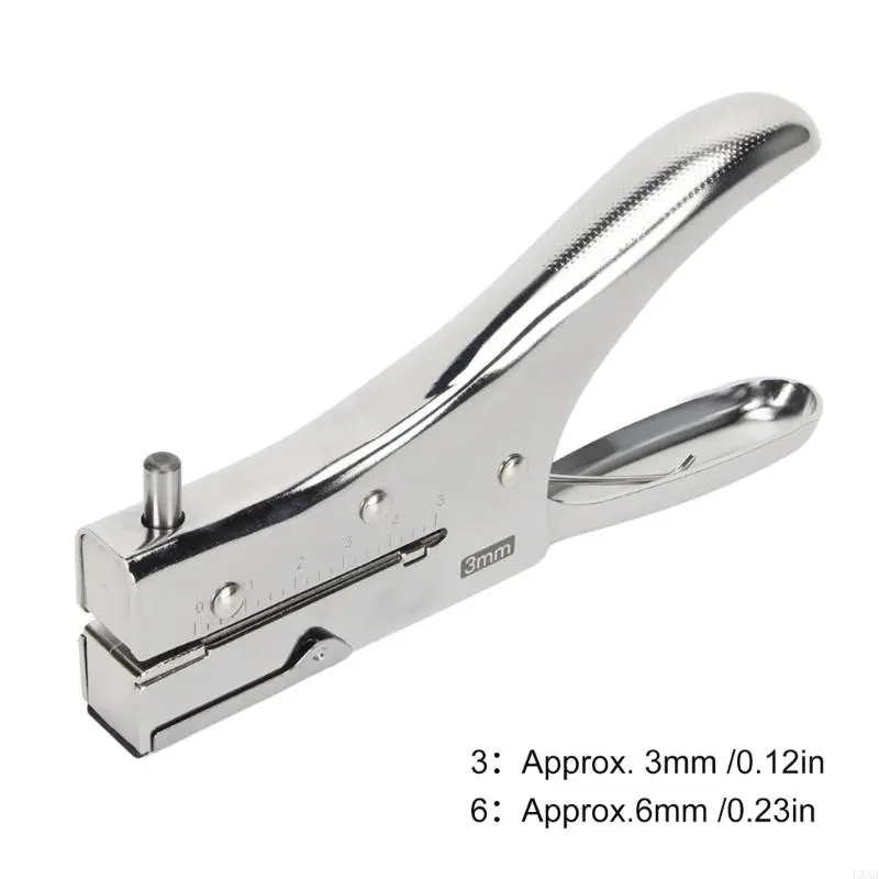 LXAA Portable Hole 3mm 6mm Paper Puncher Single Hole Puncher Manual Hole Puncher Round Hole Hand Tool