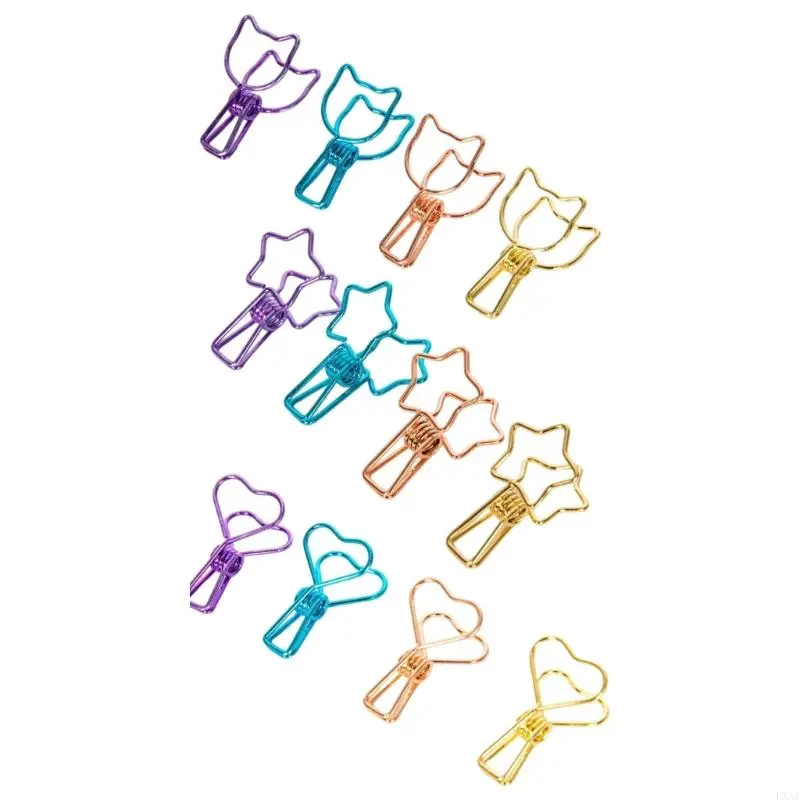 LXAA Long Tail Clip Heavy Duty Paper Clamp Note Holder Clip for Food Bag Photo File