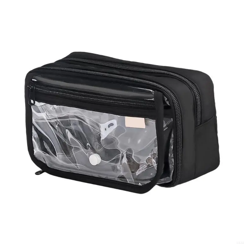 LXAA Clear Pencil Bag Large Capacity Pen Case Pencil Case Aesthetic Pen Bag