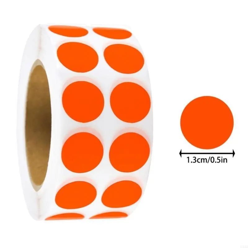 LXAA Colored Dot Sticker Circle Color Coding Labels Colorful Coding Label Sticker School Office Supplies for Student